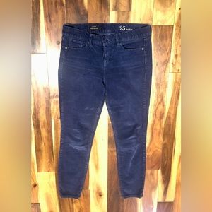 JCrew corduroy pants 25P